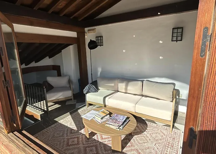 Alojamiento en Albaycin, terraza con vistas a la Alhambra